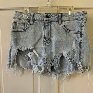 Jean shorts